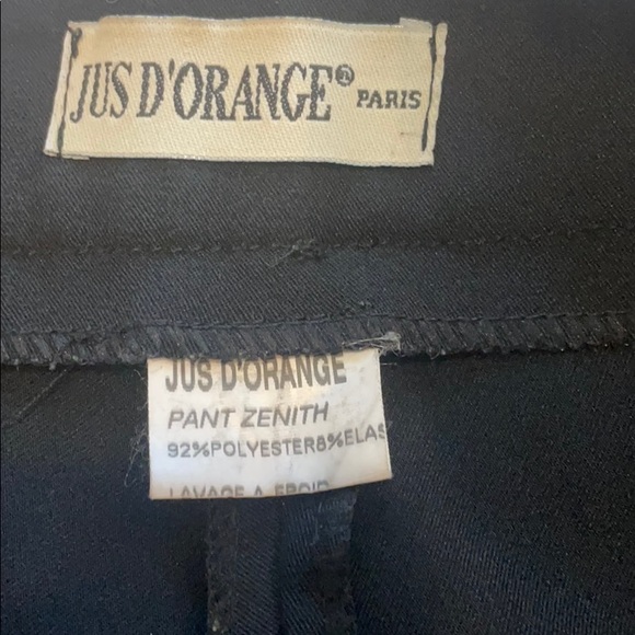 Jus D’Orange black slacks size 2 - Picture 2 of 4